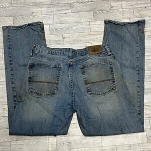 Wrangler Originals | Stained Straight Light Blue Jeans | 32X32